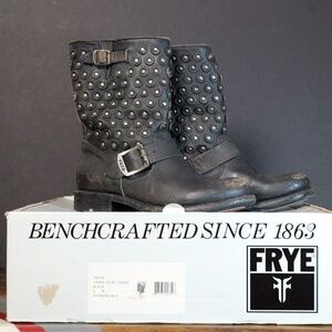 Distressed Frye Jenna moto boot size 6